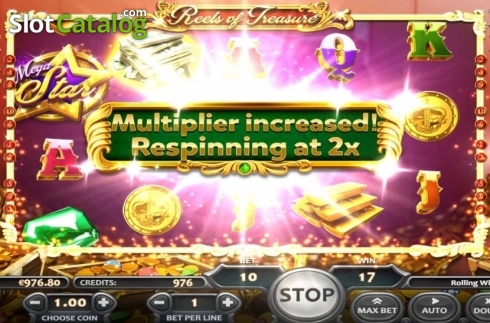 Скрин6. Reels of Treasure слот