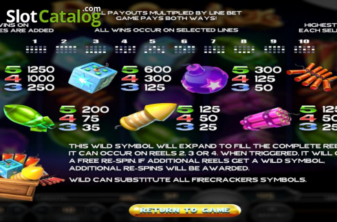 Скрин6. Firecrackers (Nucleus Gaming) слот