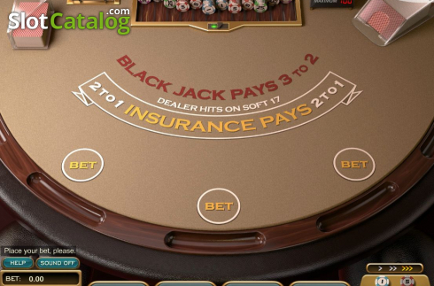 Скрин2. American Blackjack (Nucleus Gaming) слот