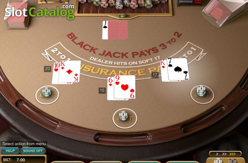 Скрин3. American Blackjack (Nucleus Gaming) слот