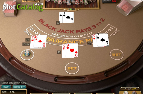 Скрин4. American Blackjack (Nucleus Gaming) слот