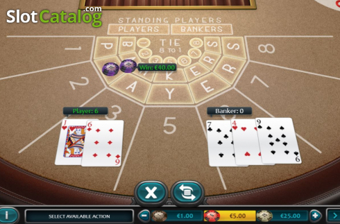 Скрин3. Baccarat (Nucleus Gaming) слот