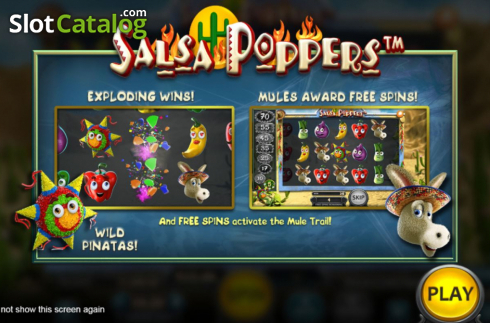 Скрин2. Salsa Poppers слот