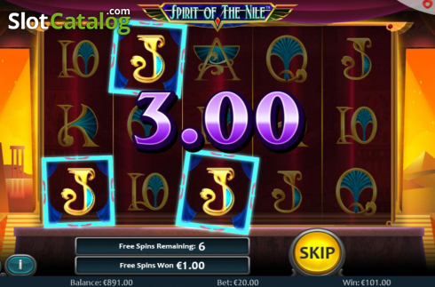 Скрин6. Spirit Of The Nile слот