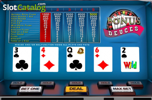 Скрин4. Bonus Deuces (Nucleus Gaming) слот