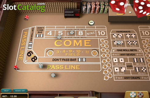 Скрин4. Craps (Nucleus Gaming) слот