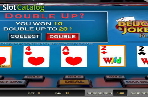 Скрин6. Deuces & Jokers Poker (Nucleus Gaming) слот