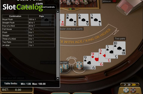 Скрин6. Oasis Poker (Nucleus Gaming) слот