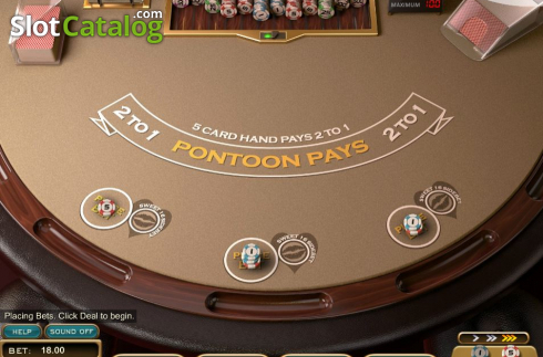 Скрин2. Pontoon (Nucleus Gaming) слот