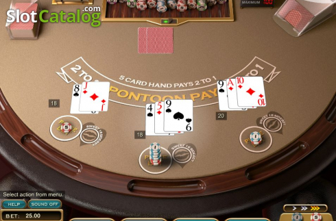 Скрин3. Pontoon (Nucleus Gaming) слот