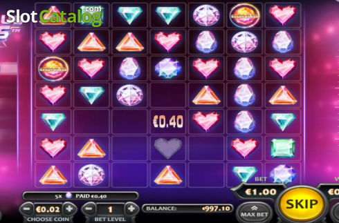 Скрин3. Glorious Gems слот