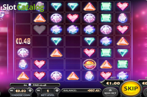 Скрин4. Glorious Gems слот