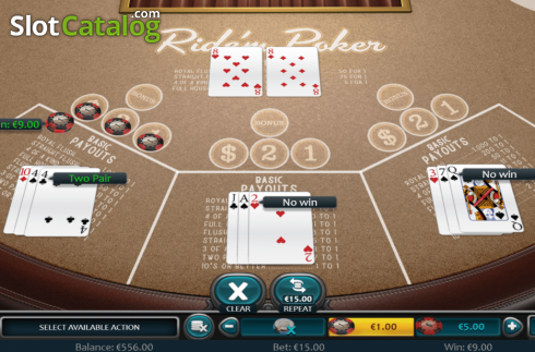 Скрин4. Ride'm Poker (Nucleus Gaming) слот