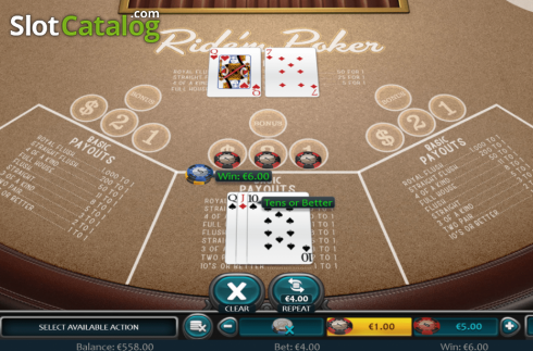 Скрин5. Ride'm Poker (Nucleus Gaming) слот