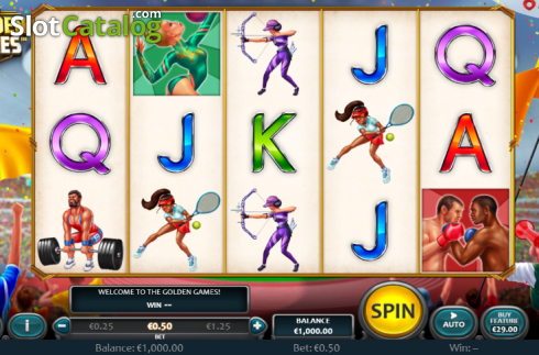 Скрин2. The Golden Games слот