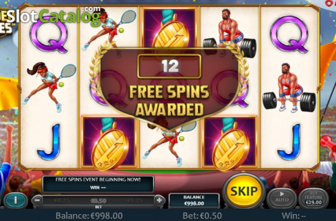 Скрин5. The Golden Games слот
