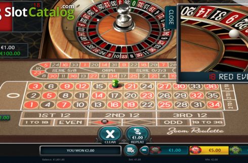 Скрин3. Zoom Roulette (Nucleus Gaming) слот