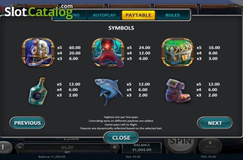 Скрин8. Kraken Deep Wins слот