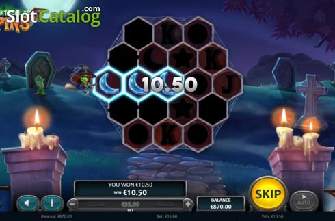 Скрин5. Spooktacular Spins слот