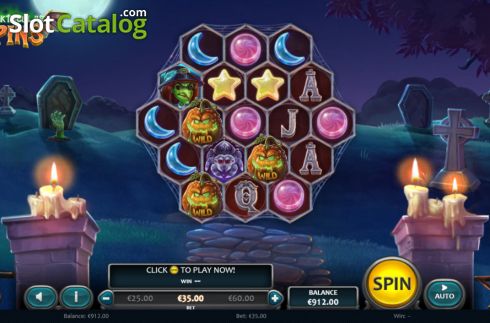 Скрин2. Spooktacular Spins слот