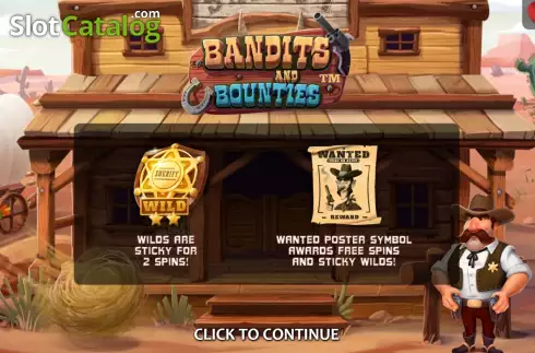 Скрин2. Bandits and Bounties слот