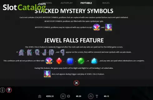 Скрин5. Jewel Falls слот