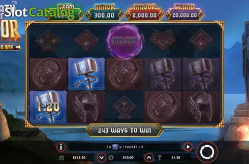 Скрин3. Wrath of Thor (Nucleus Gaming) слот