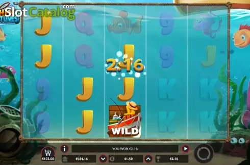 Скрин3. Fishin' Fortunes слот