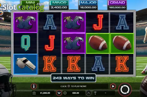 Скрин2. Touchdown Gold Hold & Win слот