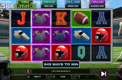 Скрин4. Touchdown Gold Hold & Win слот