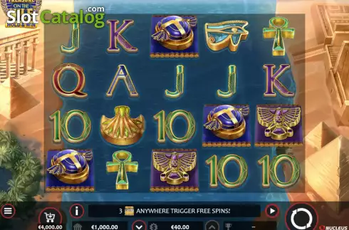 Скрин2. Treasure on the Nile слот