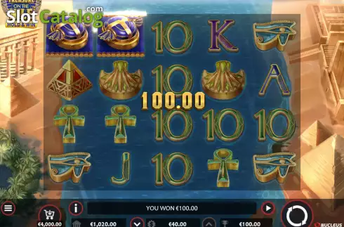 Скрин3. Treasure on the Nile слот