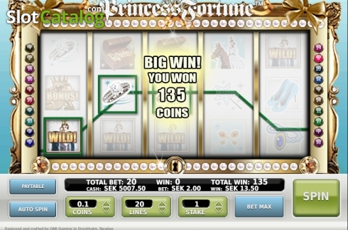 Скрин3. Princess Fortune слот