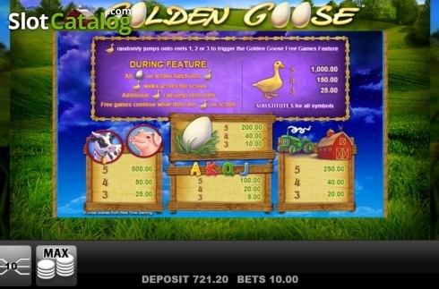 Скрин5. Golden Goose слот