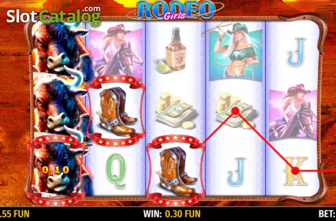 Скрин3. Rodeo Girls слот