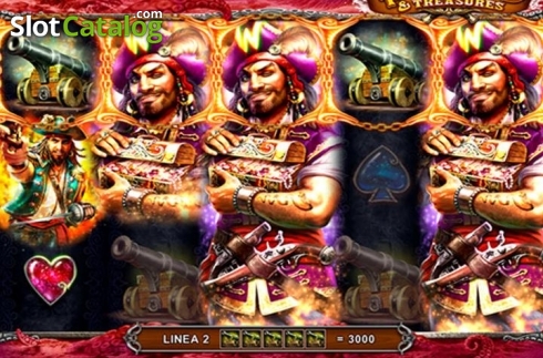 Скрин4. Pirates and Treasures слот