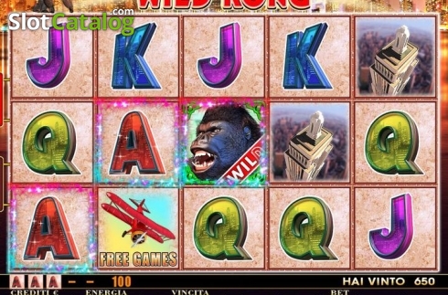 Скрин3. Wild Kong слот