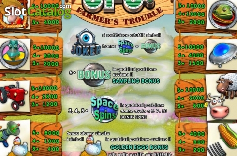 Скрин6. UFO Farmer's Trouble слот