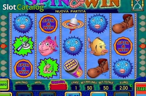 Скрин2. Spin & Win (Octavian Gaming) слот
