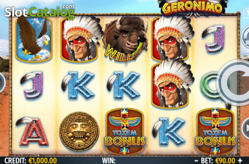 Скрин2. Geronimo слот