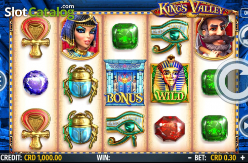 Скрин2. Kings Valley слот