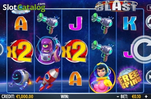 Скрин2. Space Blast слот