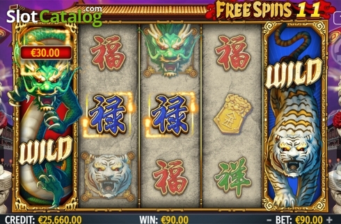Скрин8. Four God Beasts слот