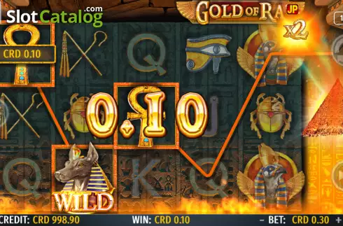 Скрин3. Gold of Ra (Octavian Gaming) слот