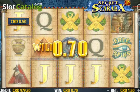 Скрин3. Secret Of Scarabx слот