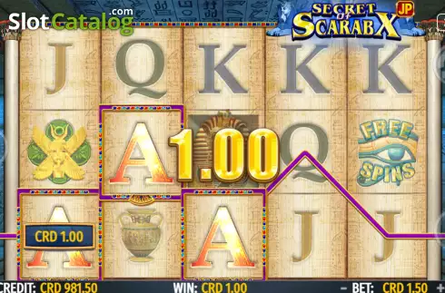 Скрин4. Secret Of Scarabx слот