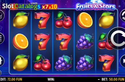 Скрин2. Fruits and Stars (Octavian Gaming) слот