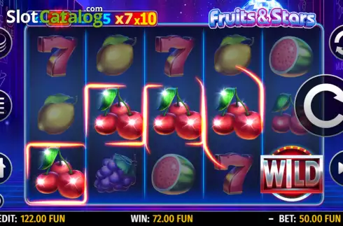Скрин3. Fruits and Stars (Octavian Gaming) слот