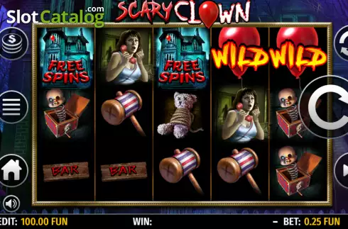 Скрин2. Scary Clown (Octavian Gaming) слот