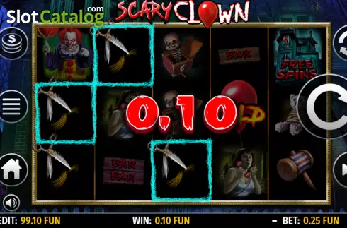 Скрин3. Scary Clown (Octavian Gaming) слот